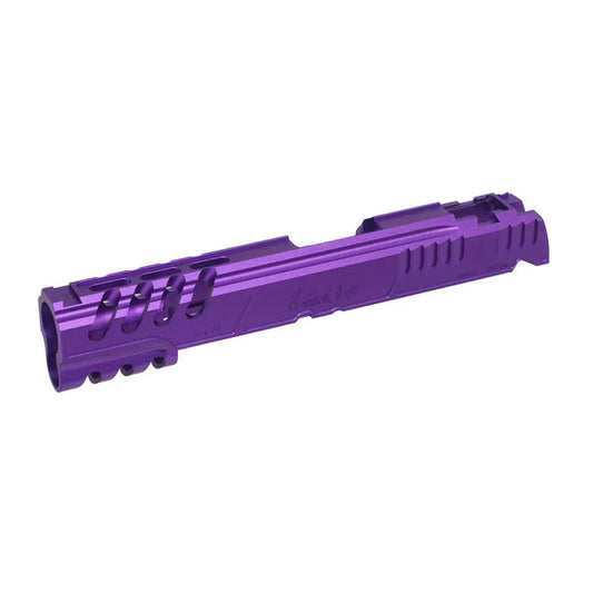 5KU CNC アルミ スピード キャット スライド マルイ ハイキャパ エアソフトガン用 (5KU-JI-103) -パープル-AIRSOFT GOGO エアガン・サバゲー用品通販