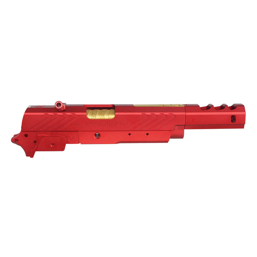 5KU CNC アルミ製 インフィニティ IMM スタイルキット マルイ HI-CAPA (GB-615) 用 - 赤, 金(きん)-AIRSOFT GOGO エアガン・サバゲー用品通販