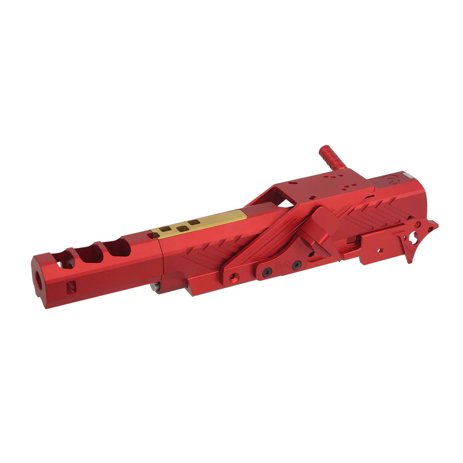 5KU CNC アルミ製 インフィニティ IMM スタイルキット マルイ HI-CAPA (GB-615) 用 - 赤, 金(きん)-AIRSOFT GOGO エアガン・サバゲー用品通販