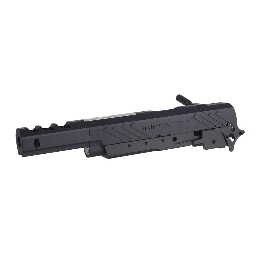 5KU CNC アルミ製 インフィニティ IMM スタイルキット マルイ HI-CAPA (GB-615) 用 - ブラック, 銀(ぎん)-AIRSOFT GOGO エアガン・サバゲー用品通販