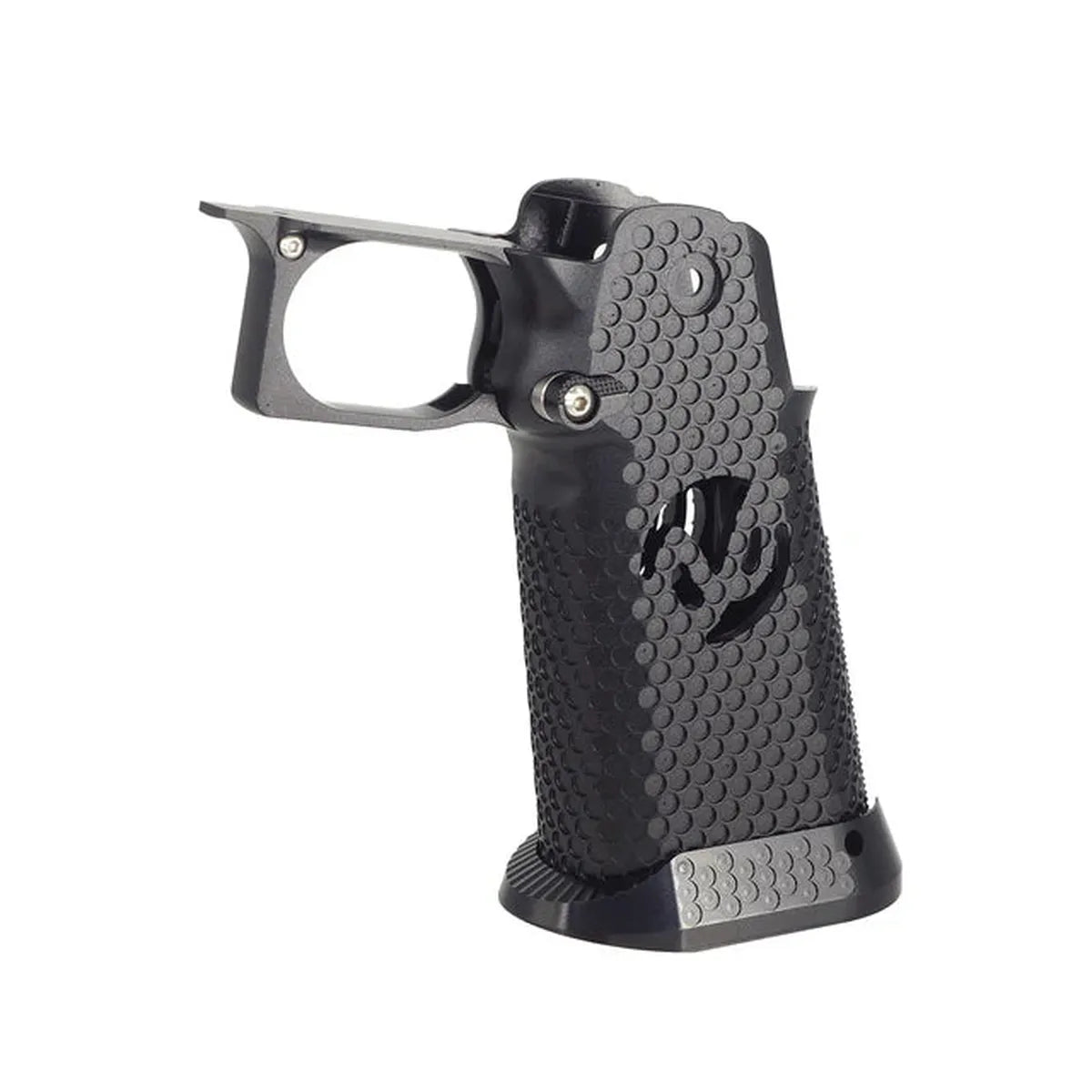 5KU CNC アルミグリップ タイプ3 マルイ ハイキャパ GBB エアソフトガン用 - ブラック-AIRSOFT GOGO エアガン・サバゲー用品通販