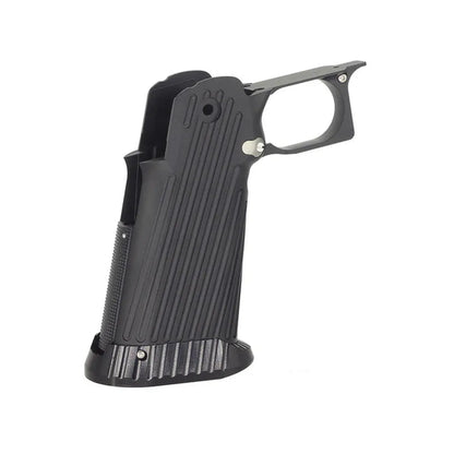 5KU CNC アルミグリップ タイプ.2 マルイ ハイキャパ GBB エアソフトガン用 (5KU-GB-490) -ブラック-AIRSOFT GOGO エアガン・サバゲー用品通販