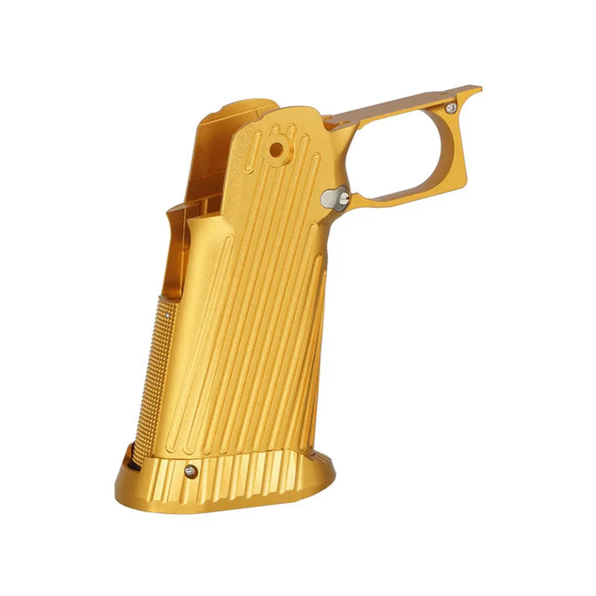 5KU CNC アルミグリップ タイプ.2 マルイ ハイキャパ GBB エアソフトガン用 (5KU-GB-490) -ゴールド-AIRSOFT GOGO エアガン・サバゲー用品通販