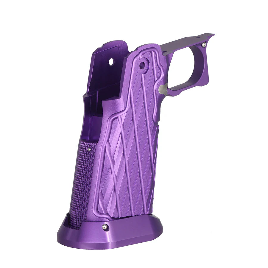 5KU CNC アルミグリップ Type.11 マルイ HI-CAPA GBB Airsoft用 ( 5KU-GB-616 ) - 紫-AIRSOFT GOGO エアガン・サバゲー用品通販