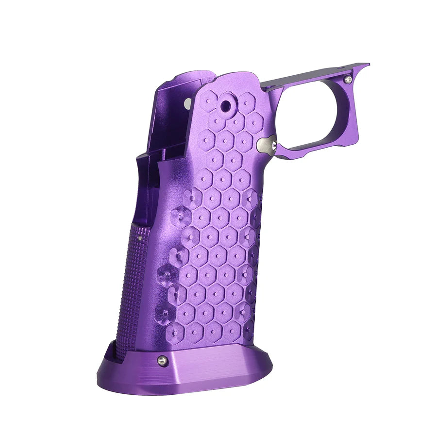 5KU CNC アルミグリップ Type.12 マルイ HI-CAPA GBB Airsoft用 ( 5KU-GB-620 ) - 紫-AIRSOFT GOGO エアガン・サバゲー用品通販