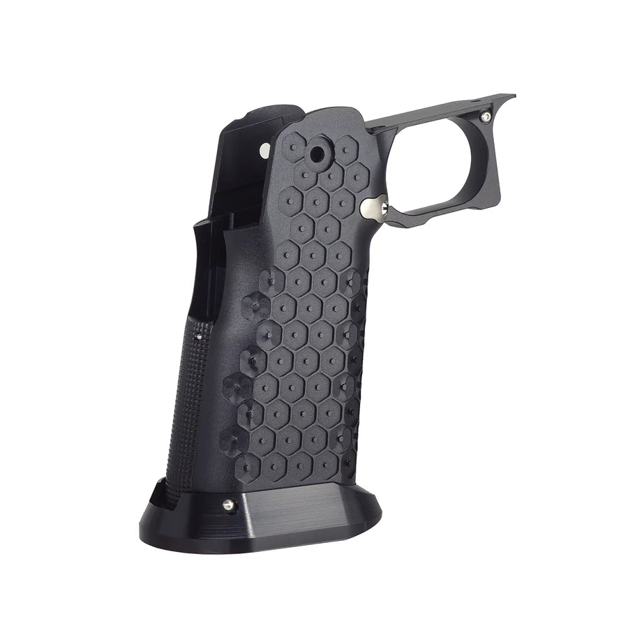 5KU CNC アルミグリップ Type.12 マルイ HI-CAPA GBB Airsoft用 ( 5KU-GB-620 ) - ブラック-AIRSOFT GOGO エアガン・サバゲー用品通販