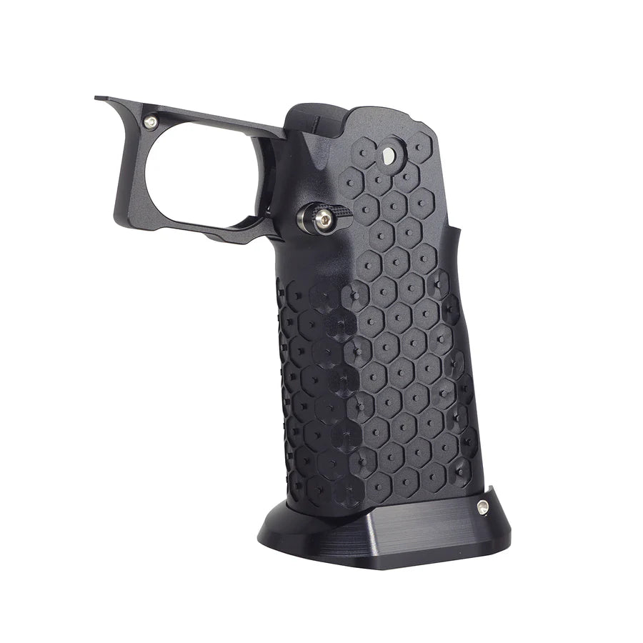 5KU CNC アルミグリップ Type.12 マルイ HI-CAPA GBB Airsoft用 ( 5KU-GB-620 ) - ブラック-AIRSOFT GOGO エアガン・サバゲー用品通販