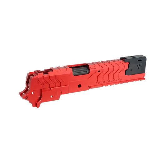 5KU CNC アルミマトリックスキット マルイ ハイキャパ GBB エアソフトガン用 (5KU-GB-573) - レッド/ブラック-AIRSOFT GOGO エアガン・サバゲー用品通販