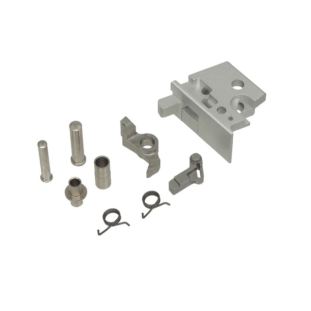 5KU CNC アルミニウム / アルミ マトリックス キット マルイ ハイキャパ GBB エアガン用 (5KU-GB-573) - グレー / 金(きん)-AIRSOFT GOGO エアガン・サバゲー用品通販