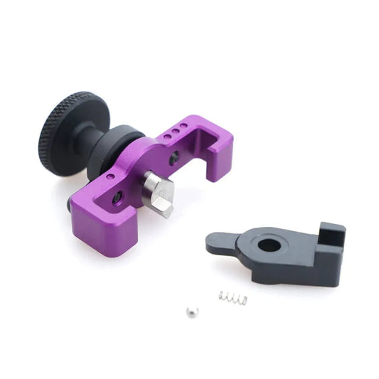 5KU CNC アルミセレクタースイッチチャージハンドルタイプ2 AAP-01ピストル用 (ABAAP-013) - パープル-AIRSOFT GOGO エアガン・サバゲー用品通販