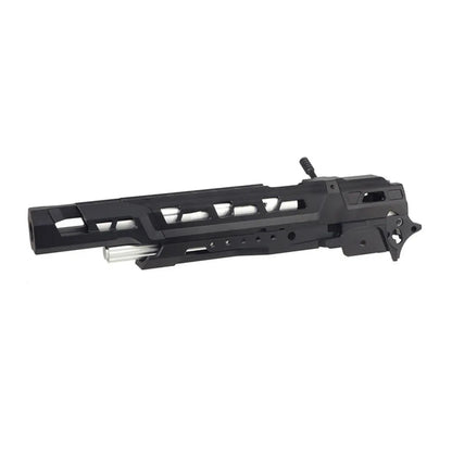 5KU CNC EX-01 フレームキット マルイ ハイキャパ GBB エアソフトガン用 (5KU-GB-574) - ブラック,シルバー-AIRSOFT GOGO エアガン・サバゲー用品通販