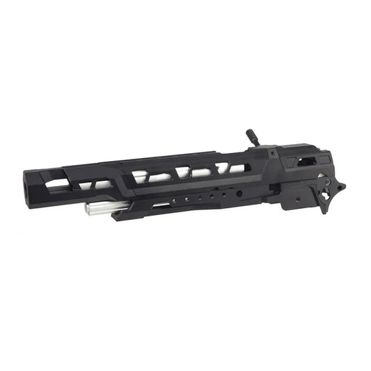 5KU CNC EX-01 フレームキット マルイ ハイキャパ GBB エアソフトガン用 (5KU-GB-574) - ブラック,シルバー-AIRSOFT GOGO エアガン・サバゲー用品通販