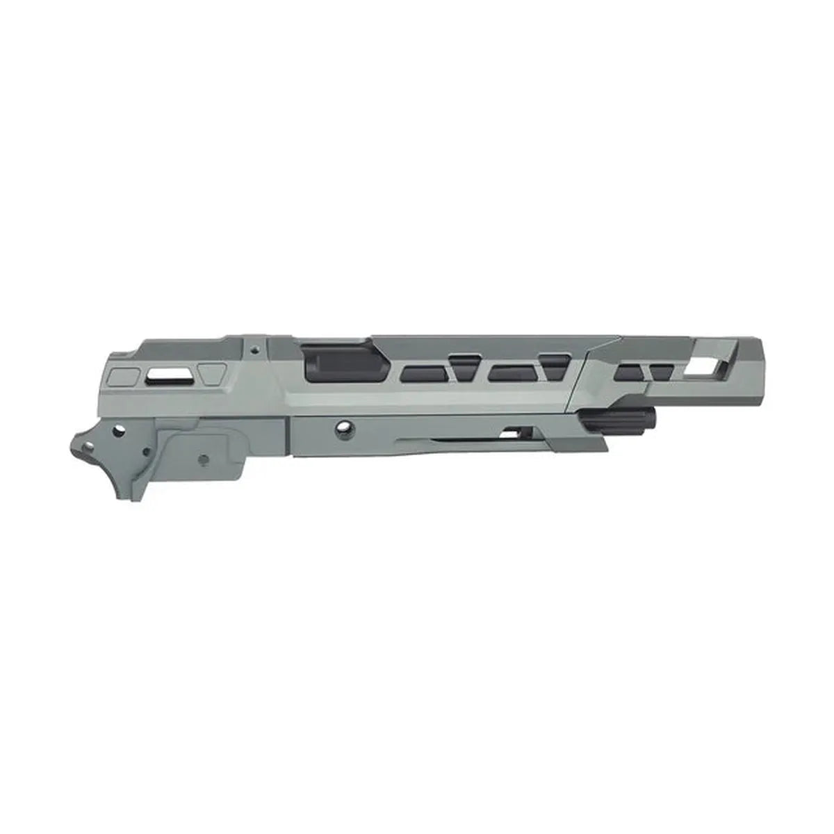 5KU CNC EX-01 フレームキット マルイ ハイキャパ GBB エアソフトガン用 (GB-574-GYBK) - グレー-AIRSOFT GOGO エアガン・サバゲー用品通販