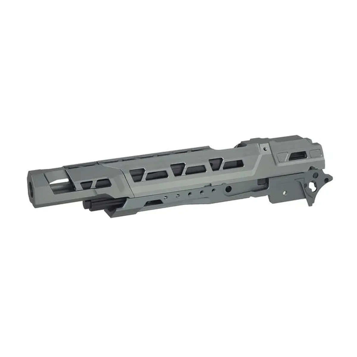 5KU CNC EX-01 フレームキット マルイ ハイキャパ GBB エアソフトガン用 (GB-574-GYBK) - グレー-AIRSOFT GOGO エアガン・サバゲー用品通販