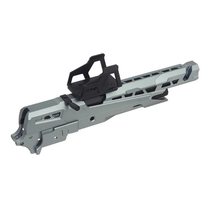 5KU CNC EX-02 フレームキット マルイ ハイキャパ GBB エアガン用 (5KU-GB-592) - グレー / ブラック-AIRSOFT GOGO エアガン・サバゲー用品通販