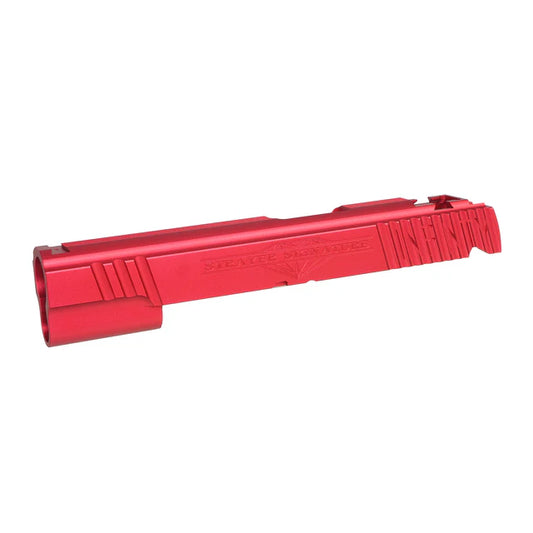 5KU CNC インフィニティ シグネチャー GBBスライド マルイ ハイキャパ 5.1 エアソフトガン用 (5KU-GB-604) - 赤-AIRSOFT GOGO エアガン・サバゲー用品通販