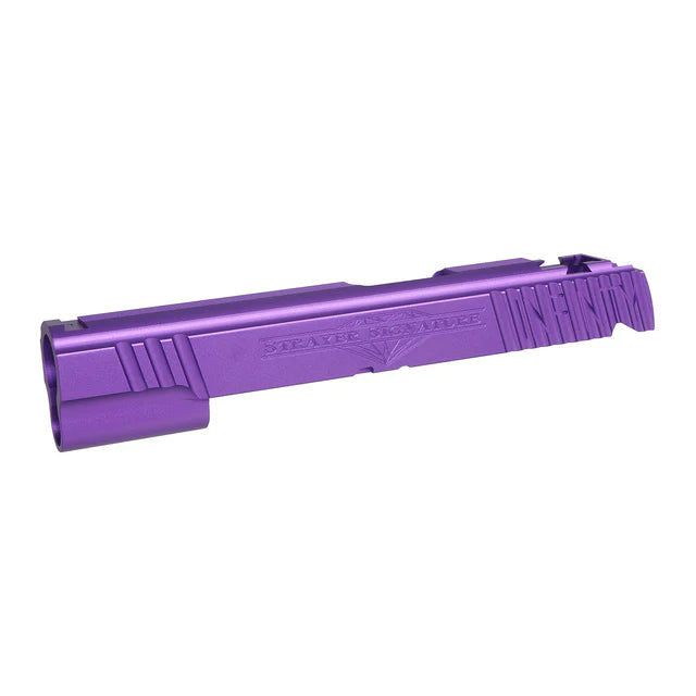 5KU CNC インフィニティ シグネチャー GBBスライド マルイ ハイキャパ 5.1 エアソフトガン用 (5KU-GB-604) - 紫-AIRSOFT GOGO エアガン・サバゲー用品通販