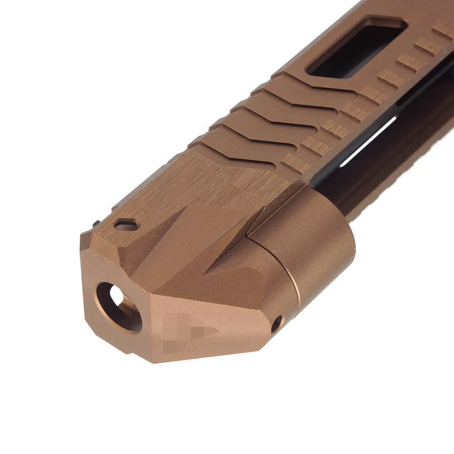 5KU CNC コンバットマスター バレリーナ G17 GBBスライド（マルイ G17 Gen.5 MOS 用）-AIRSOFT GOGO エアガン・サバゲー用品通販