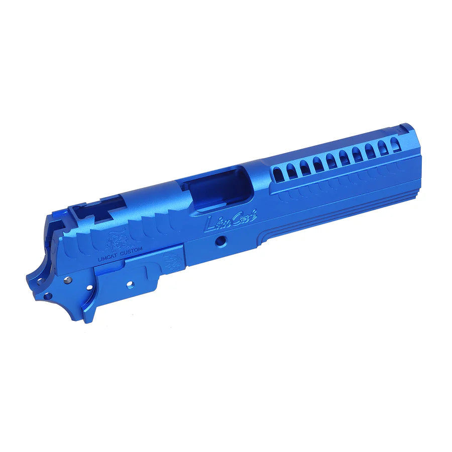 5KU CNCアルミ 5インチ LimCat カスタムキット マルイ HI-CAPA用 (5KU-GB-601) - ブルー-AIRSOFT GOGO エアガン・サバゲー用品通販