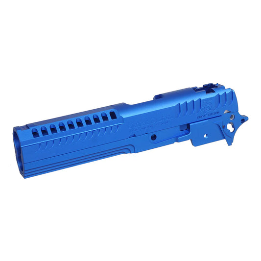 5KU CNCアルミ 5インチ LimCat カスタムキット マルイ HI-CAPA用 (5KU-GB-601) - ブルー-AIRSOFT GOGO エアガン・サバゲー用品通販