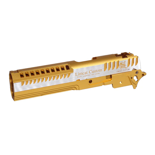 5KU CNCアルミ 5インチ リムキャット カスタムキット 2トーン マルイ HI-CAPA用(5KU-GB-601) - 金(きん)-AIRSOFT GOGO エアガン・サバゲー用品通販