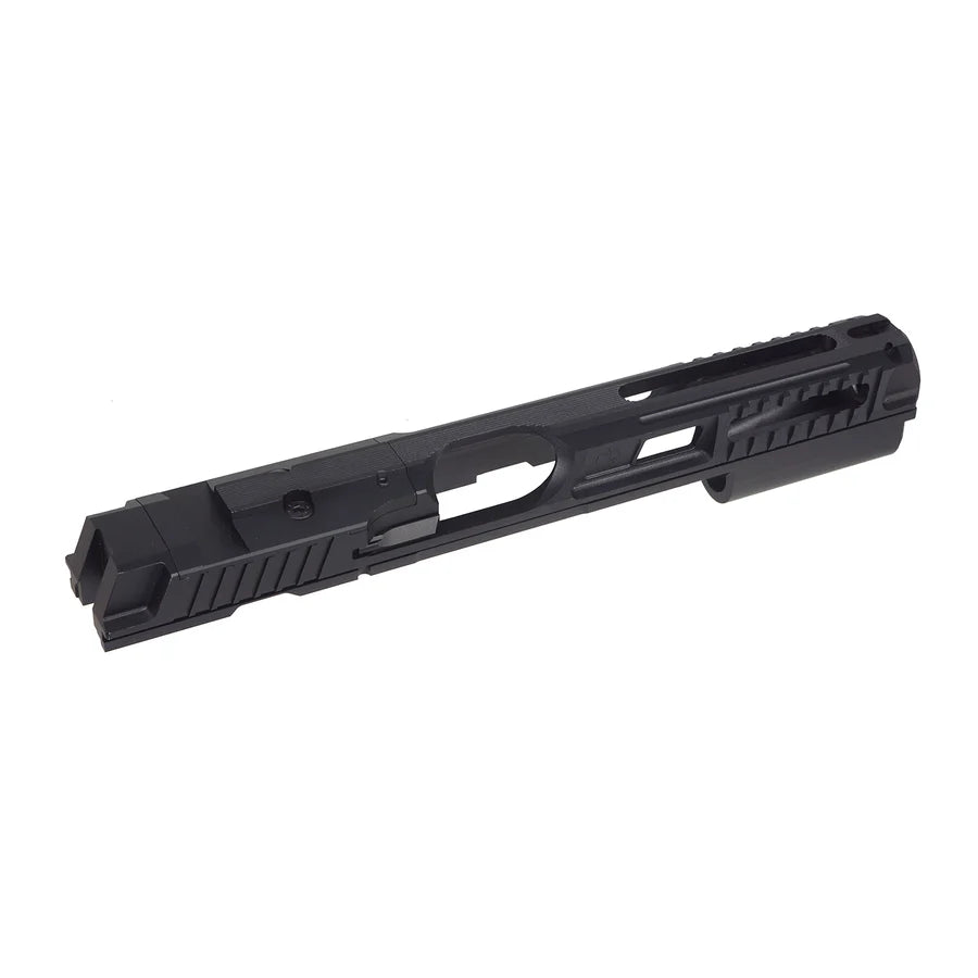 5KU CNCアルミオプティックレディミリングGBBスライド KJW CZ Shadow2 オレンジ GBB用 (GBSD2011) - ブラック-AIRSOFT GOGO エアガン・サバゲー用品通販