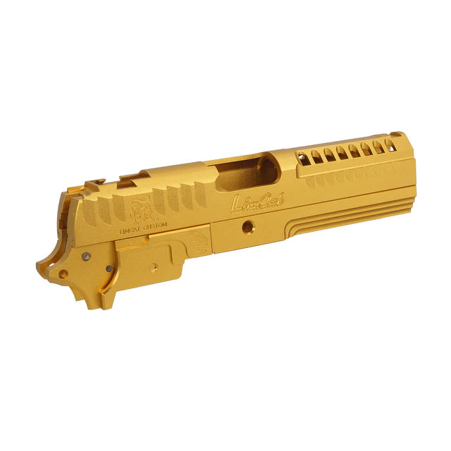 5KU CNCアルミリムキャットカスタム4.3キット マルイハイキャパ用 (5KU-GB-602) - 金(きん)-AIRSOFT GOGO エアガン・サバゲー用品通販