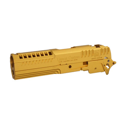 5KU CNCアルミリムキャットカスタム4.3キット マルイハイキャパ用 (5KU-GB-602) - 金(きん)-AIRSOFT GOGO エアガン・サバゲー用品通販