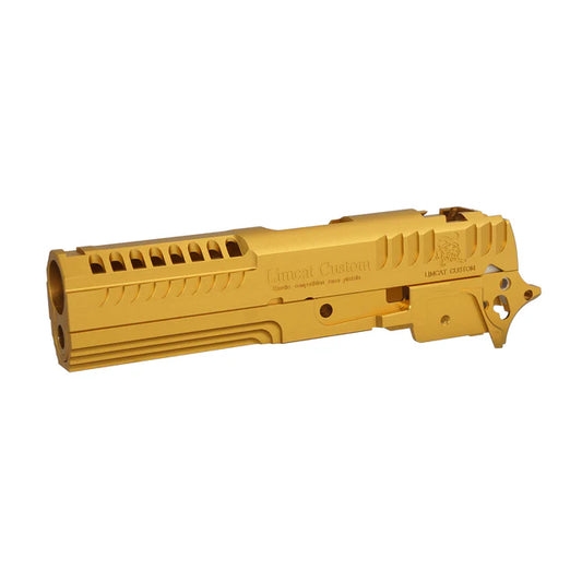 5KU CNCアルミリムキャットカスタム4.3キット マルイハイキャパ用 (5KU-GB-602) - 金(きん)-AIRSOFT GOGO エアガン・サバゲー用品通販