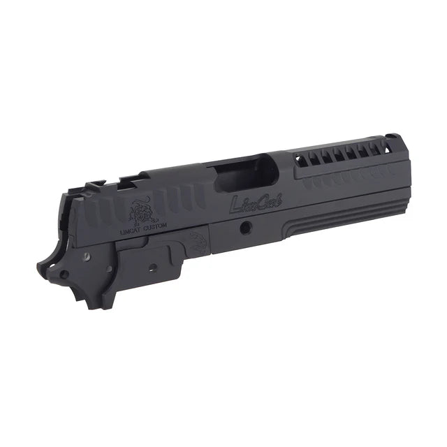 5KU CNCアルミリムキャットカスタム4.3キット マルイハイキャパ用 (5KU-GB-602) - ブラック-AIRSOFT GOGO エアガン・サバゲー用品通販