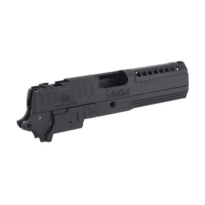 5KU CNCアルミリムキャットカスタム4.3キット マルイハイキャパ用 (5KU-GB-602) - ブラック-AIRSOFT GOGO エアガン・サバゲー用品通販