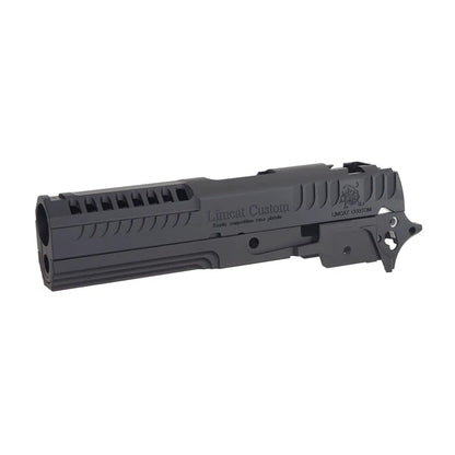 5KU CNCアルミリムキャットカスタム4.3キット マルイハイキャパ用 (5KU-GB-602) - ブラック-AIRSOFT GOGO エアガン・サバゲー用品通販