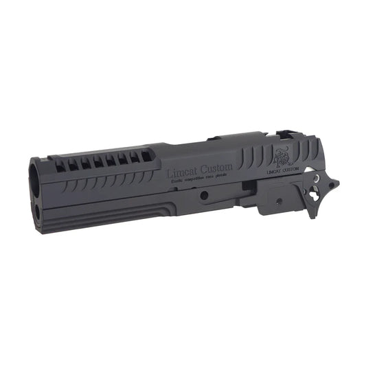 5KU CNCアルミリムキャットカスタム4.3キット マルイハイキャパ用 (5KU-GB-602) - ブラック-AIRSOFT GOGO エアガン・サバゲー用品通販