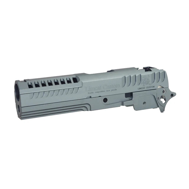 5KU CNCアルミリムキャットカスタム4.3キット マルイハイキャパ用 (5KU-GB-602) - グレー-AIRSOFT GOGO エアガン・サバゲー用品通販