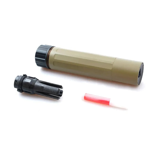 5KU DA サンドマン-S エアソフト サプレッサー ( 14mm- ) ( 5KU-316 ) - タン-AIRSOFT GOGO エアガン・サバゲー用品通販