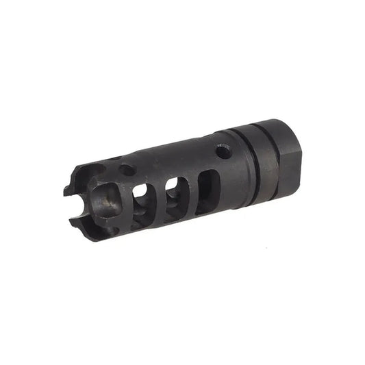 5KU ドラゴン DGN556B スタイル スチール マズルブレーキ 14mm 用 (5KU-190)- ブラック-AIRSOFT GOGO エアガン・サバゲー用品通販