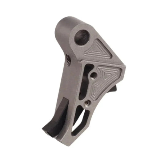 5KU Ex スタイル CNC トリガー マルイ WE G シリーズ GBB 用 (5KU-GB-494) - グレー-AIRSOFT GOGO エアガン・サバゲー用品通販