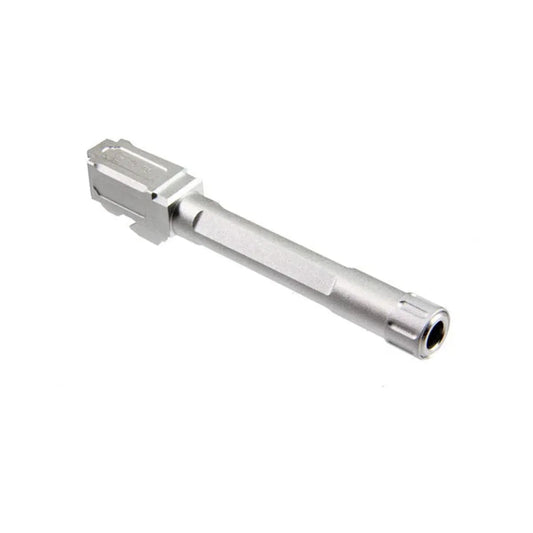5KU FI 14mm スレッドアウターバレル マルイ G17 GBB用 (5KU-GB-450) - シルバー-AIRSOFT GOGO エアガン・サバゲー用品通販