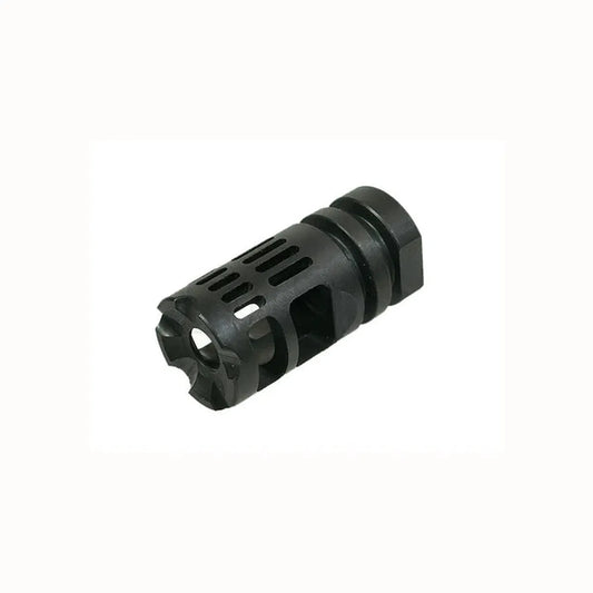 5KU GAMMA 556 スチールフラッシュハイダー 14mm用 (5KU-165) - ブラック-AIRSOFT GOGO エアガン・サバゲー用品通販