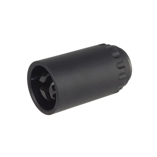5KU グリフィン テーパーマウント フラッシュコンプ ブラストシールド付き 14mm用 (5KU-198) - ブラック-AIRSOFT GOGO エアガン・サバゲー用品通販
