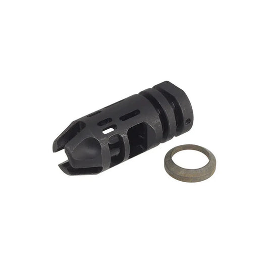5KU イプシロン 556 エアソフト フラッシュ ハイダー 14mm用 (5KU-164) - ブラック-AIRSOFT GOGO エアガン・サバゲー用品通販