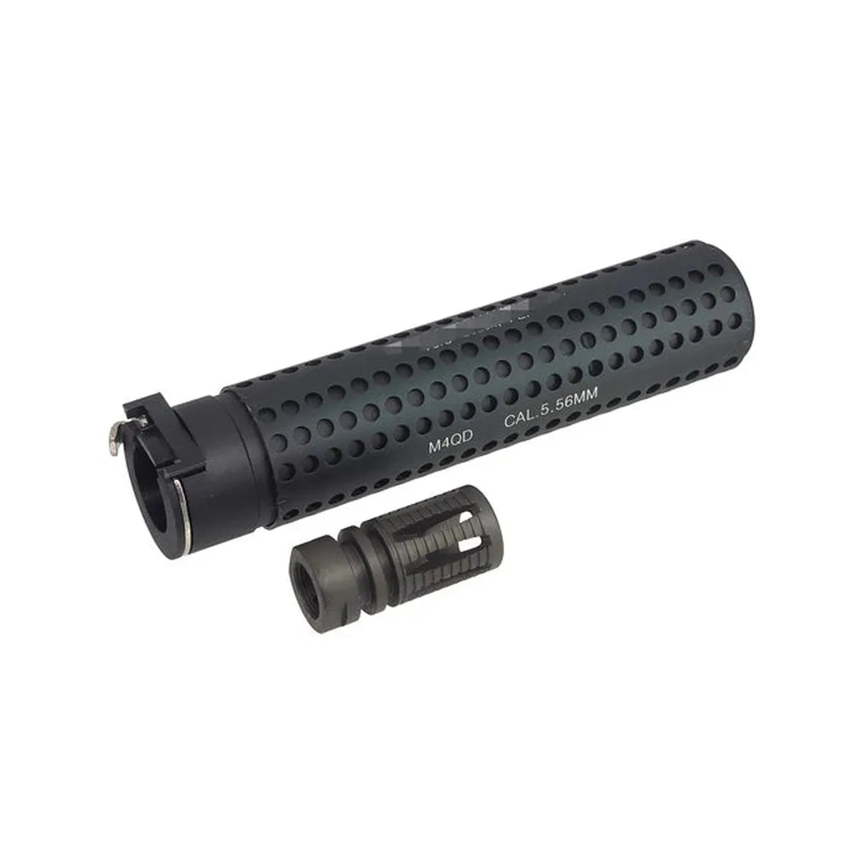 5KU KAC QD エアソフト サプレッサー (SR16 フラッシュ ハイダー付き) (5KU-101) - ブラック-AIRSOFT GOGO エアガン・サバゲー用品通販