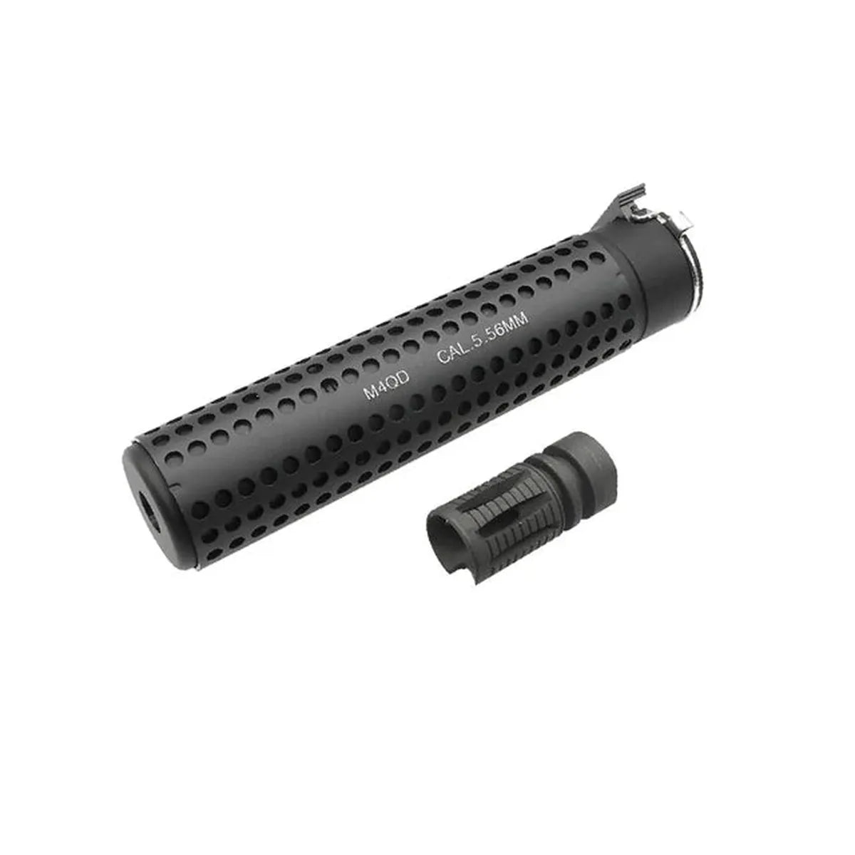 5KU KAC QD エアソフト サプレッサー (SR16 フラッシュ ハイダー付き) (5KU-101) - ブラック-AIRSOFT GOGO エアガン・サバゲー用品通販