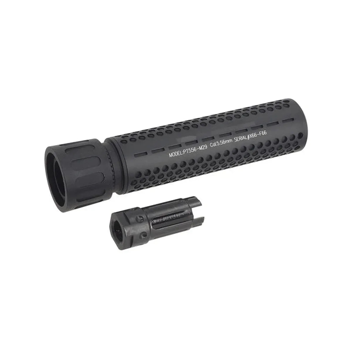 5KU KAC スタイル 556 QDC エアソフト サプレッサー (5KU-205) - ブラック-AIRSOFT GOGO エアガン・サバゲー用品通販