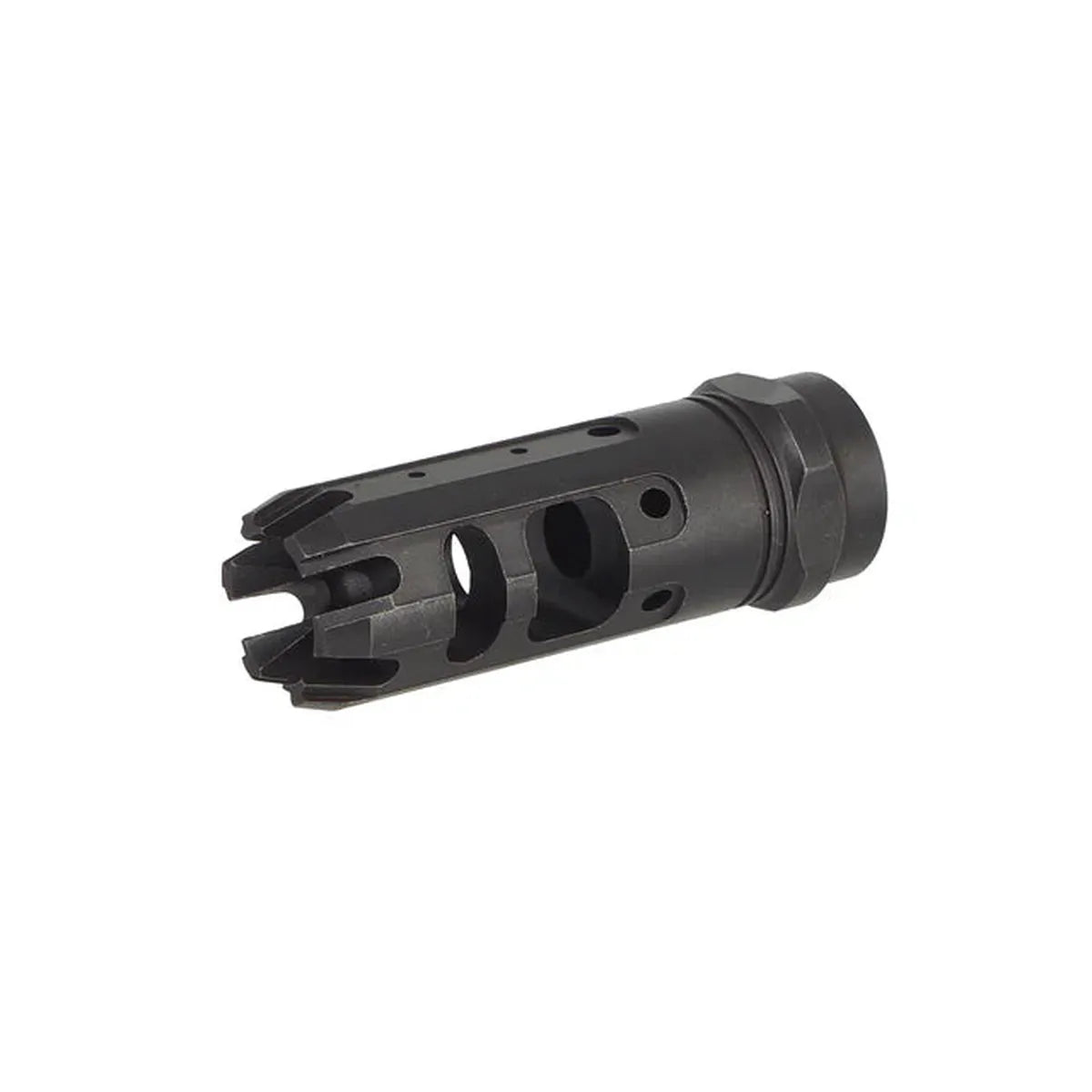 5KU キングコンプスタイル 556 スチールフラッシュハイダー (5KU-246) - ブラック-AIRSOFT GOGO エアガン・サバゲー用品通販
