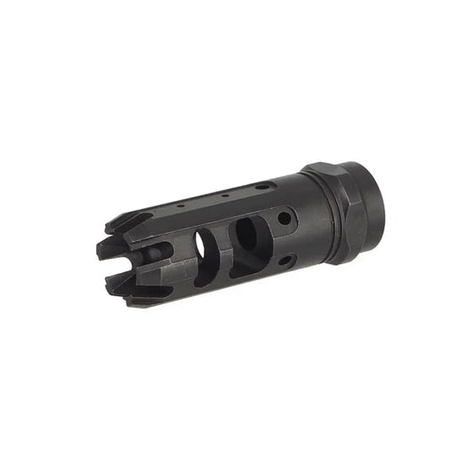 5KU キングコンプスタイル 556 スチールフラッシュハイダー (5KU-246) - ブラック-AIRSOFT GOGO エアガン・サバゲー用品通販