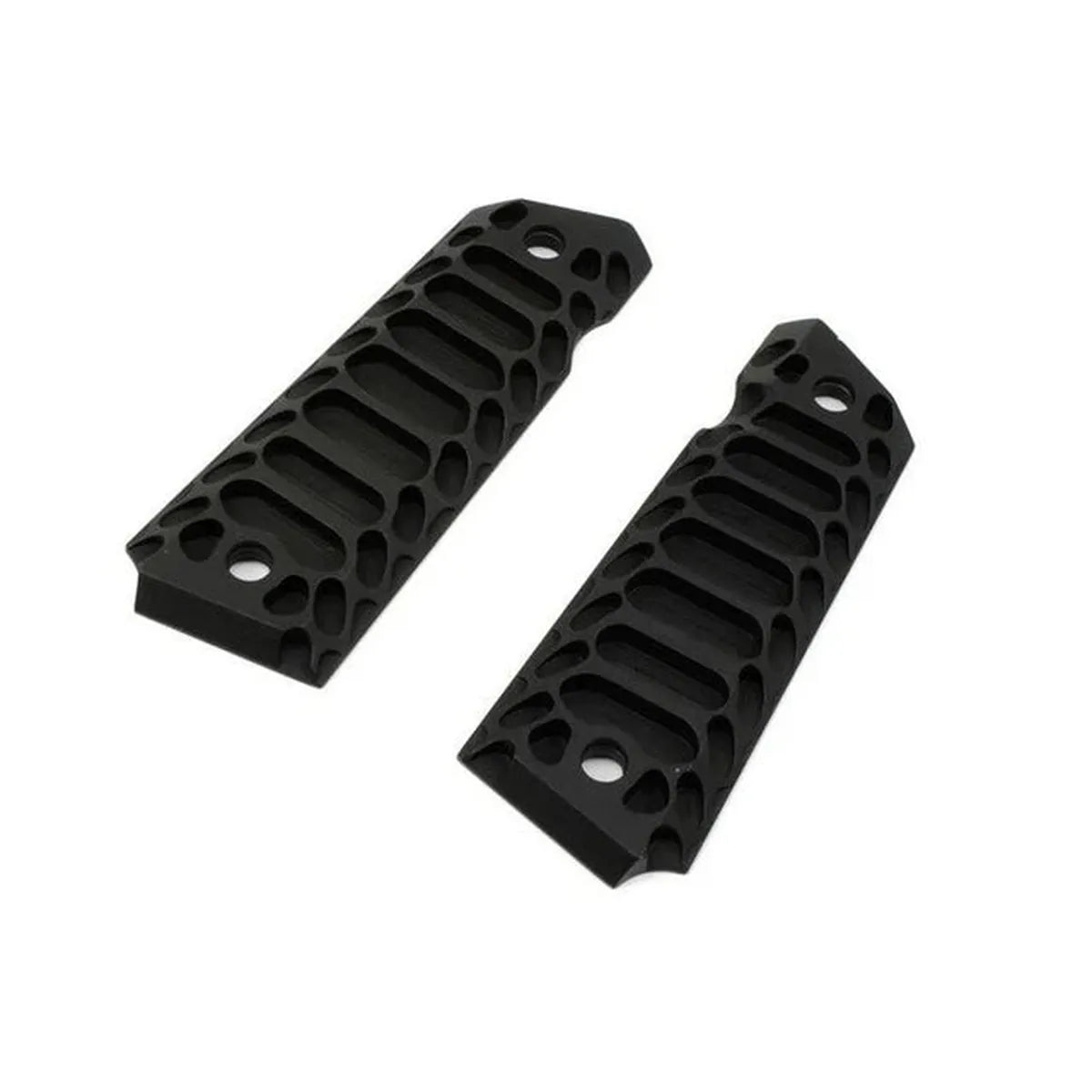 5KU コブラ アルミニウム グリップ パネル 1911 (GB-437) - ブラック-AIRSOFT GOGO エアガン・サバゲー用品通販
