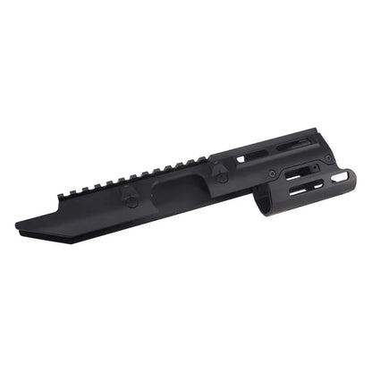 5KU M-Lok レール ハンドガード (チャージング ハンドル付き) MP5K AEG エアソフトガン用 (5KU-392C) - ブラック-AIRSOFT GOGO エアガン・サバゲー用品通販
