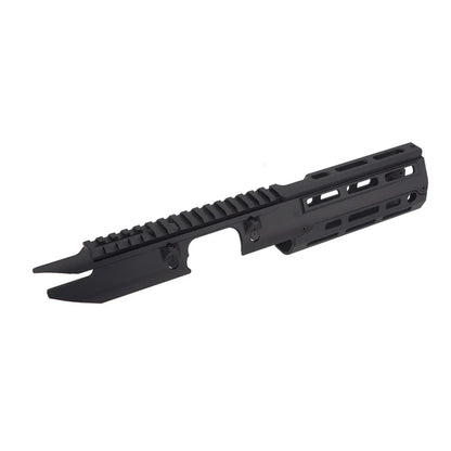 5KU M-Lok レイル ハンドガード (チャージング ハンドル付き) CYMA MP5 AEG 用 (5KU-403) - ブラック-AIRSOFT GOGO エアガン・サバゲー用品通販