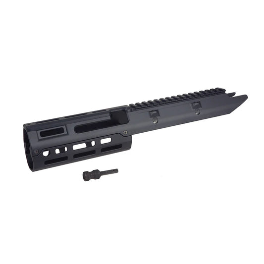 5KU M-Lokレイルハンドガード（チャージングハンドル付き）CYMA MP5 AEG用（5KU-430）-AIRSOFT GOGO エアガン・サバゲー用品通販